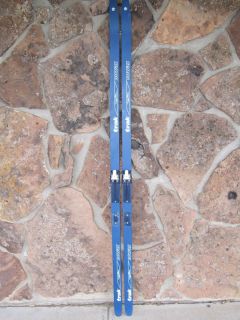Trak No Wax Cross Country Skis w Salomon SNS Bindings Excel Poles