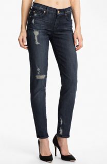 7 For All Mankind® The Slim Cigarette Stretch Jeans (Grey Tint)