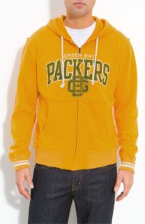 Mitchell & Ness Packers Zip Front Fleece Hoodie