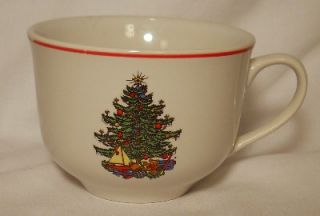 CUTHBERTSON china AMERICAN CHRISTMAS TREE Red Trim Cup   NO Saucer