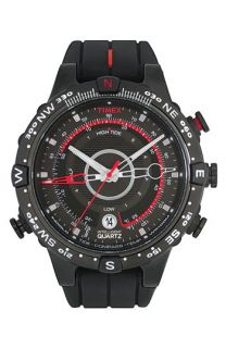 Timex® Intelligent Quartz Tide & Compass Silicone Strap Watch
