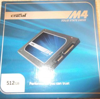 Crucial M4 512 GB Internal Solid State Drive SSD 2 5 Brand New
