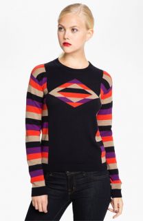 MARC BY MARC JACOBS Angie Graphic Stripe Sweater