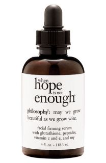 philosophy when hope is not enough facial firming serum (Large Size) ($152 Value)