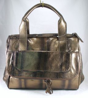 Cynthia Vincent Harvey Copper Satchel Handbag NWT