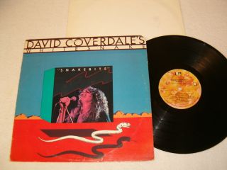 David Coverdale Snakebite 1978 Metal Rock LP VG of Whitesnake