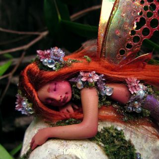 Pretty Ethnic Mermaid Fairy Celia Anne Harris OOAK
