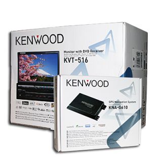 Kenwood PNAV516LC In Dash Monitor and Navigation Unit Package