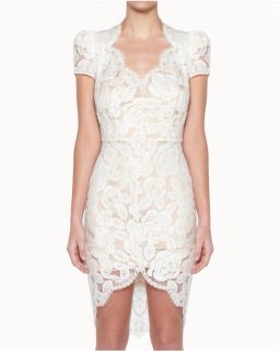 BNWT Lover The Label by Susien Chong Rosebud Lace White Dress Size 8 $