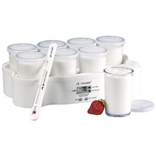 Brand New in Box DONVIER by CUISIPRO   ELECTRONIC YOGURT MAKER Natural