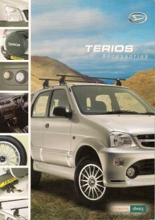 Daihatsu Terios Accessories 2000 2003 UK Market Sales Brochure
