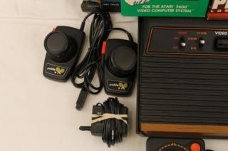 Atari Video Computer System Model CX 2600A Complete w 3 Games Pitfall