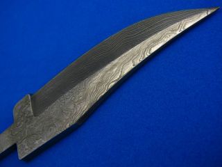 Damascus Knife Making 4 Hunter Hunting Clip Point Bowie Blade Blank