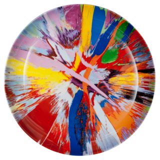 Damien Hirst Spin Painting Print Amore Limited Porcelain Plate Edition