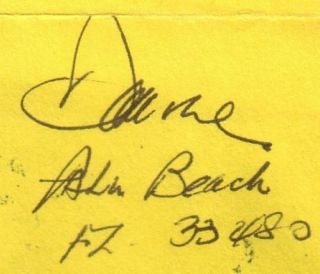 Pop Big Band Music Pioneer Vic Damone Autograph Radio TV Movies