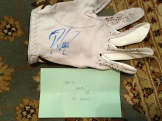 Game Used Golf Glove Signed by Davis Love III Autographed