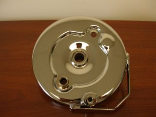 Vintage Cushman Chrome Rear Wheel Brake Backing Plate 1 