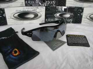  Polished Black Frame w Black Onyx Polarized Custom Lenses New