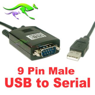 USB to RS232 Serial 9 Pin DB9 Cable Adapter PC PDA GPS