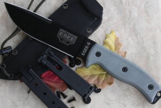 Rat Cutlery RC 6P Clip Point Black Blade Knife Knives