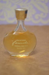 Vintage Farouche Eau de Toilette Nina Ricci Perfume 1 3 oz Lalique