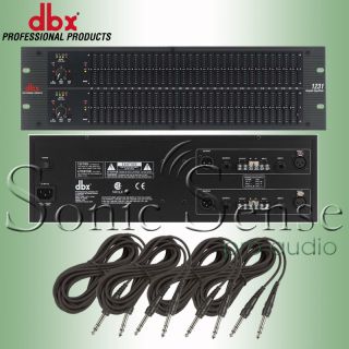 DBX 1231 Dual Equalizer Monitoring FOH EQS Graphic EQ