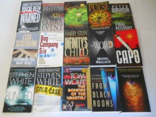  lot of 60 Fiction Suspense Thriller Books ~James Patterson~Dean Koontz