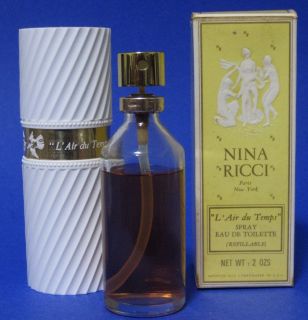 Nina Ricci L Air du Temps Spray Eau de Toilette, 2 oz. Spray Perfume