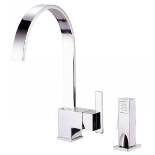 Danze D401544 Single Handle Kitchen Faucet with Side Spray Chrome