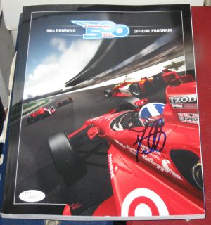 Dario Franchitti 2012 Indianapolis 500 Champion Signed Program