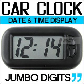 LCD Digital Car Dashboard Desk Clock Date Time HM007 3
