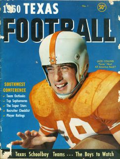 1960 Dave Campbells Texas Football Magazine 1st Issue