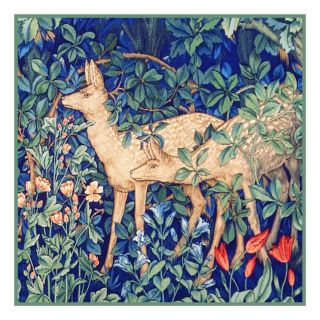 William Morris Forest Deer from Tapestry Counted Cross Stitch Chart