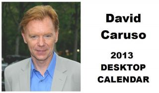 David Caruso 2013 Desktop Calendar Now Only £5 99
