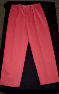 New Ralph Lauren Polo Mens Salmon Pink Chino Golf Andrew Pants Size 34