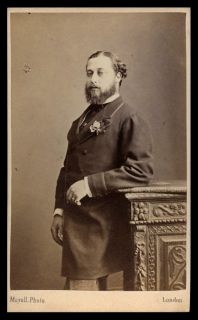 Edward VII as Prince of Wales CDV John Jabez Edwin Mayall Circa 1867