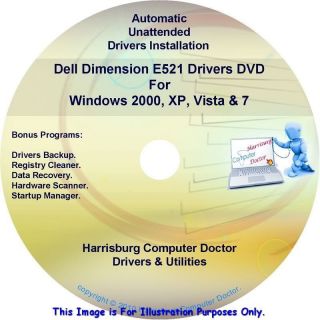 Dell Dimension E521 Drivers Restore Recovery DVD Disc