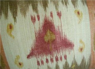 Lee Jofa David Easton Linen Fabric Custom Designer Throw Pillows 2 New
