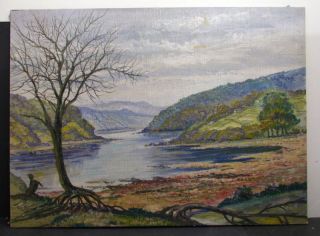 Lou Kennel Oil Painting Landscape Delaware Water Gap