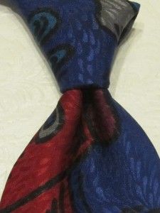 Wroxton Mens Designer Neck Tie Polyester USA Made Abstract Multicolor