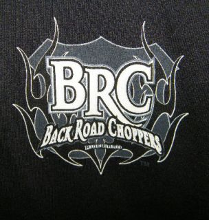 Back Road Choppers Denair California BRC T Shirt Sz M Excellent