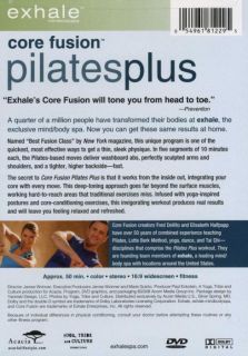 Exhale Core Fusion Pilates Plus Exercise DVD New SEALED Barre Style