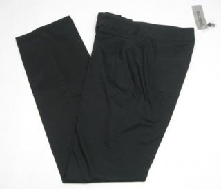 Chicos Black Sateen Pants Womens Size 1 Tall Long Chicos Perry New