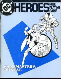 DC Heroes RPG Gamemasters Manual 1985 Mayfair Games DC Comics