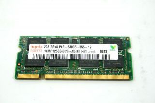 Hynix 2GB DDR2 Laptop Memory Ram Pc2 5300S HYMP125S64CP8 Y5 AB C
