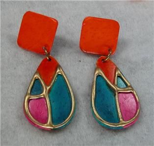 vintage dangle earrings from the dukes of hazzard