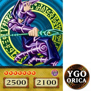 1x Dark Magician Yugioh Anime TV Show Non Holo Orica Card 069