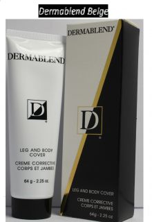 Dermablend Leg and Body Cover 2 25 oz Beige New in Box