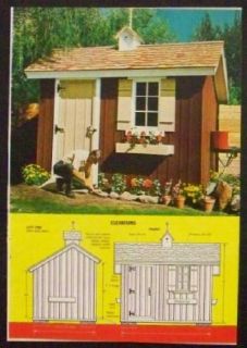  or garden tool shed 7 x 10 2 x 4 construction these design plans do