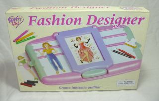 Fashion Designer Plates Play Set by Pretty Girl Boxed